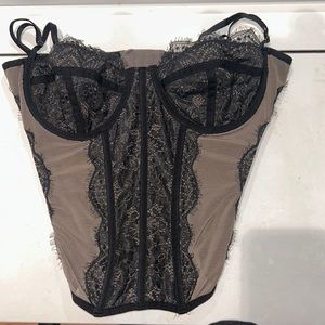 Urban Outfitters Black corset top